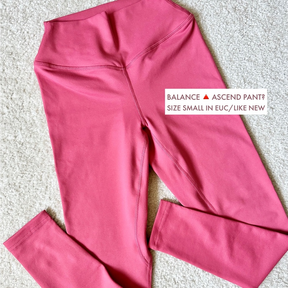 Balance Vitality Ascend Pant legging - peachy mauve color - size small